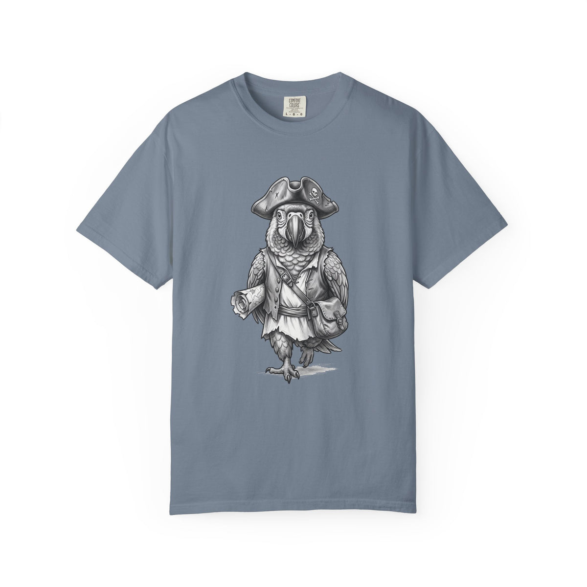 Pirate Parrot T-Shirt — Vintage Nautical Bird Graphic Tee