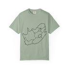 South Africa Outline Map T-Shirt – Minimalist Geography Tee