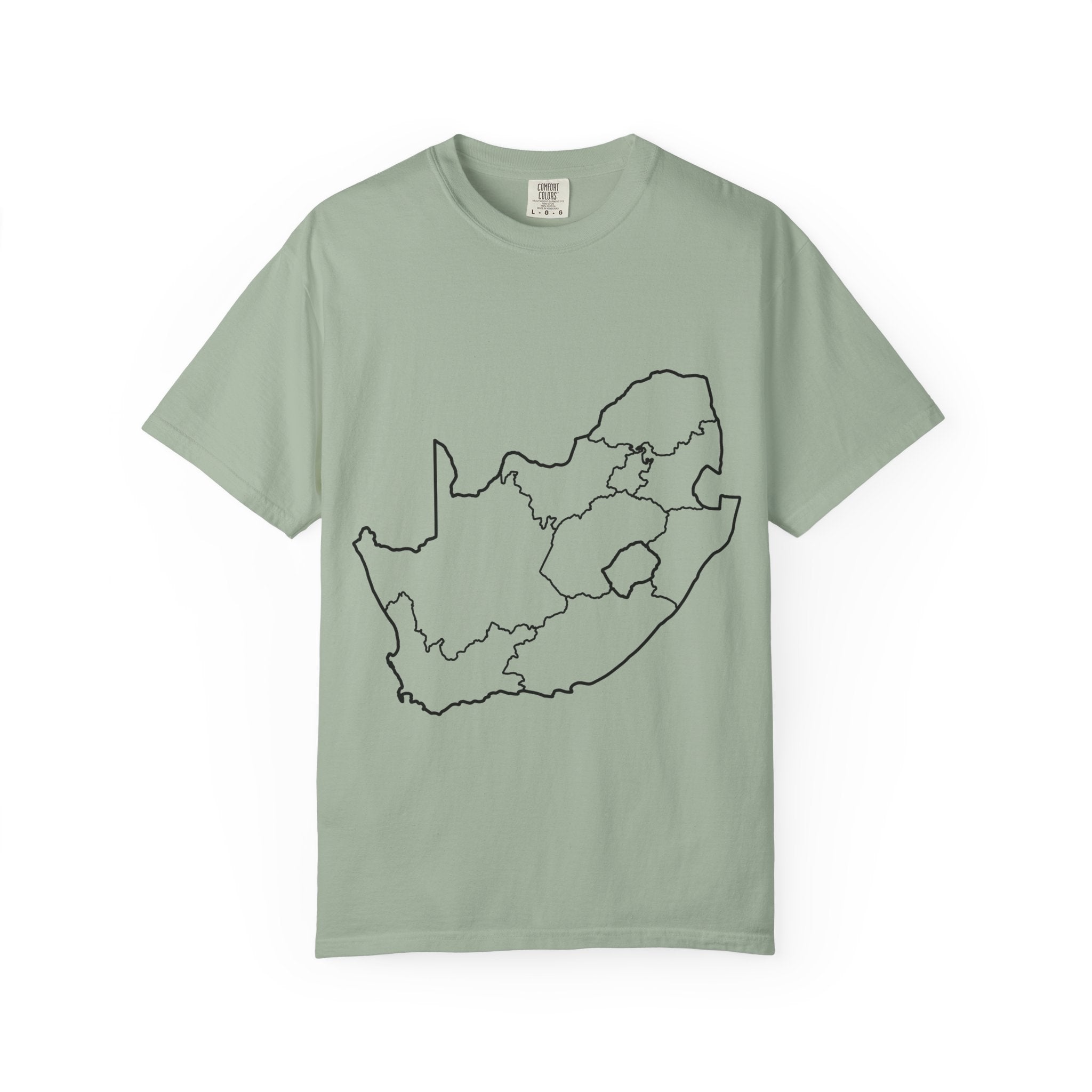 South Africa Outline Map T-Shirt – Minimalist Geography Tee