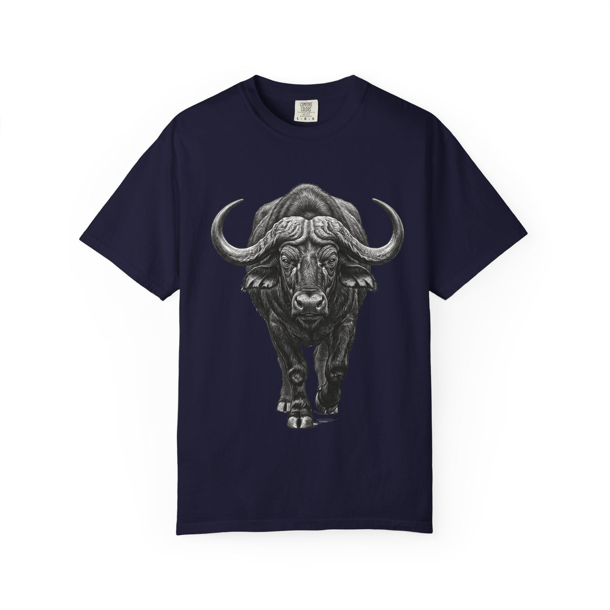 Buffalo Charge T‑Shirt — Bold Running Buffalo Graphic Tee
