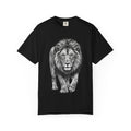 Lion Graphic T-Shirt — Realistic Walking Lion Illustration