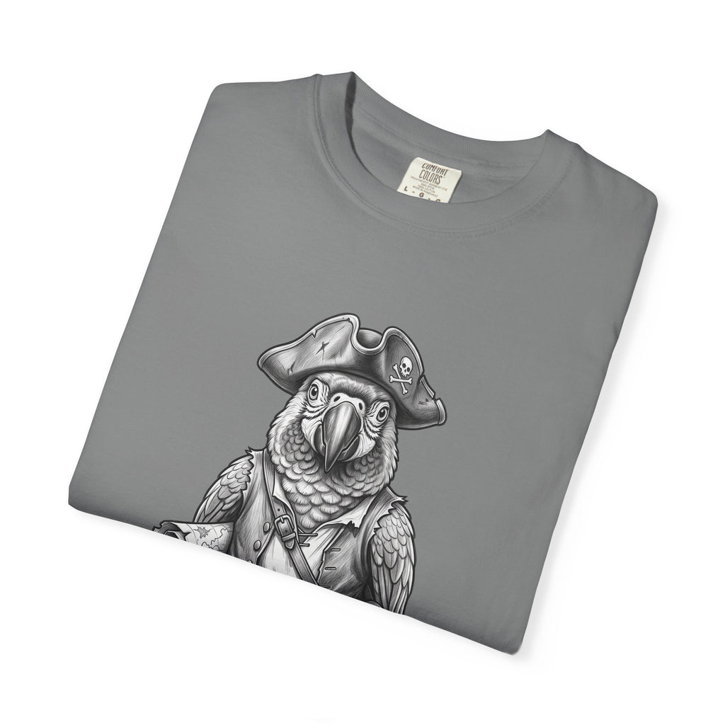 Pirate Parrot T-Shirt — Vintage Nautical Bird Graphic Tee