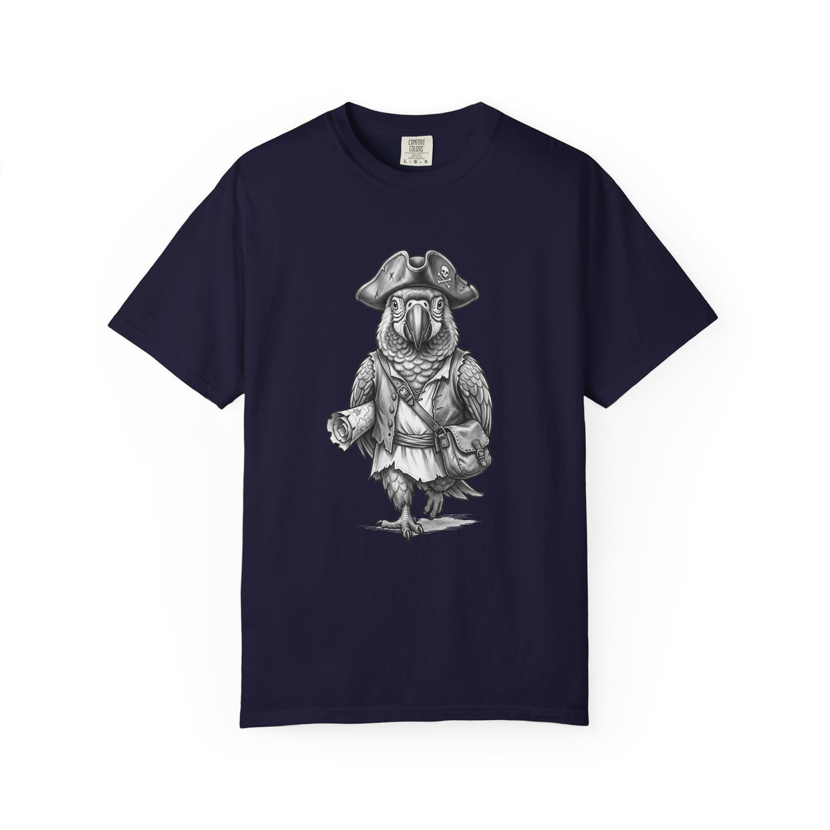 Pirate Parrot T-Shirt — Vintage Nautical Bird Graphic Tee