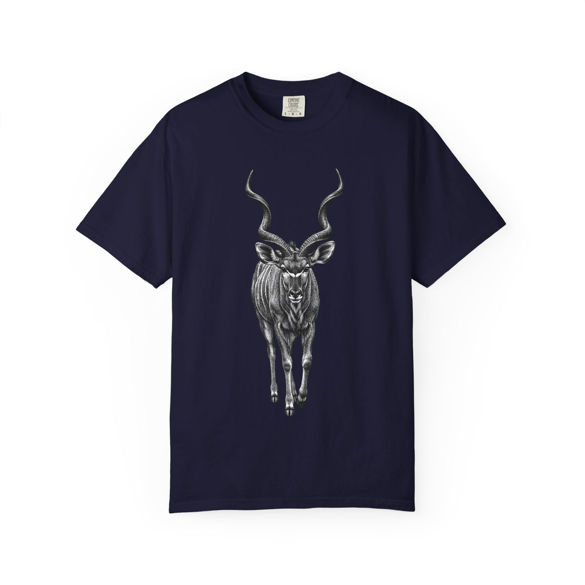 Kudu Antelope Vintage Sketch T‑Shirt — Wildlife Animal Graphic Tee