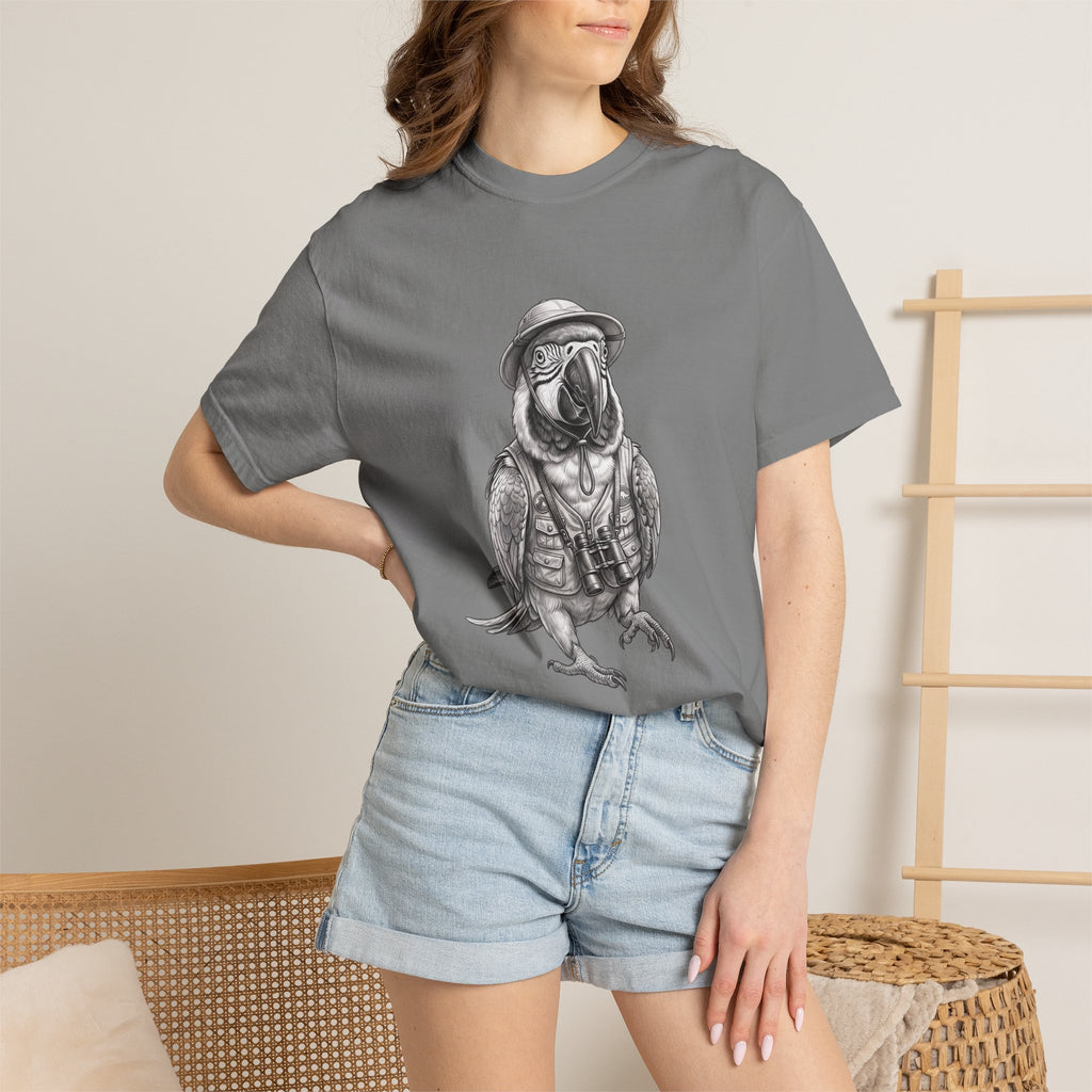 Explorer Parrot Graphic T‑Shirt