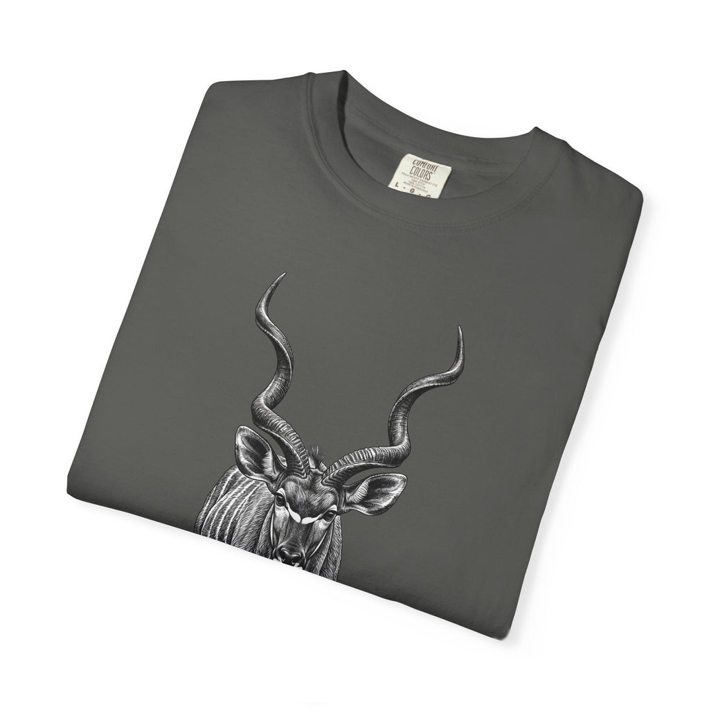 Kudu Antelope Vintage Sketch T‑Shirt — Wildlife Animal Graphic Tee