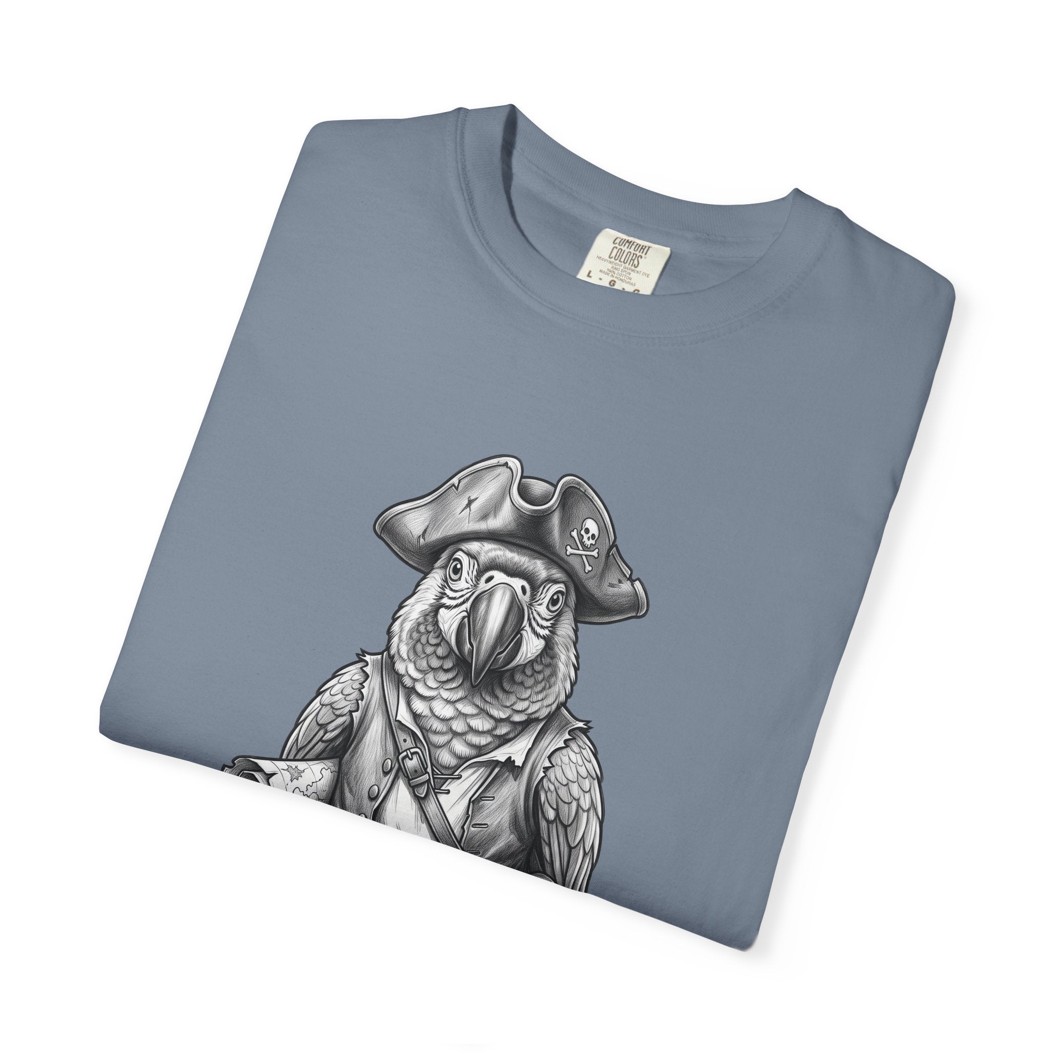 Pirate Parrot T-Shirt — Vintage Nautical Bird Graphic Tee