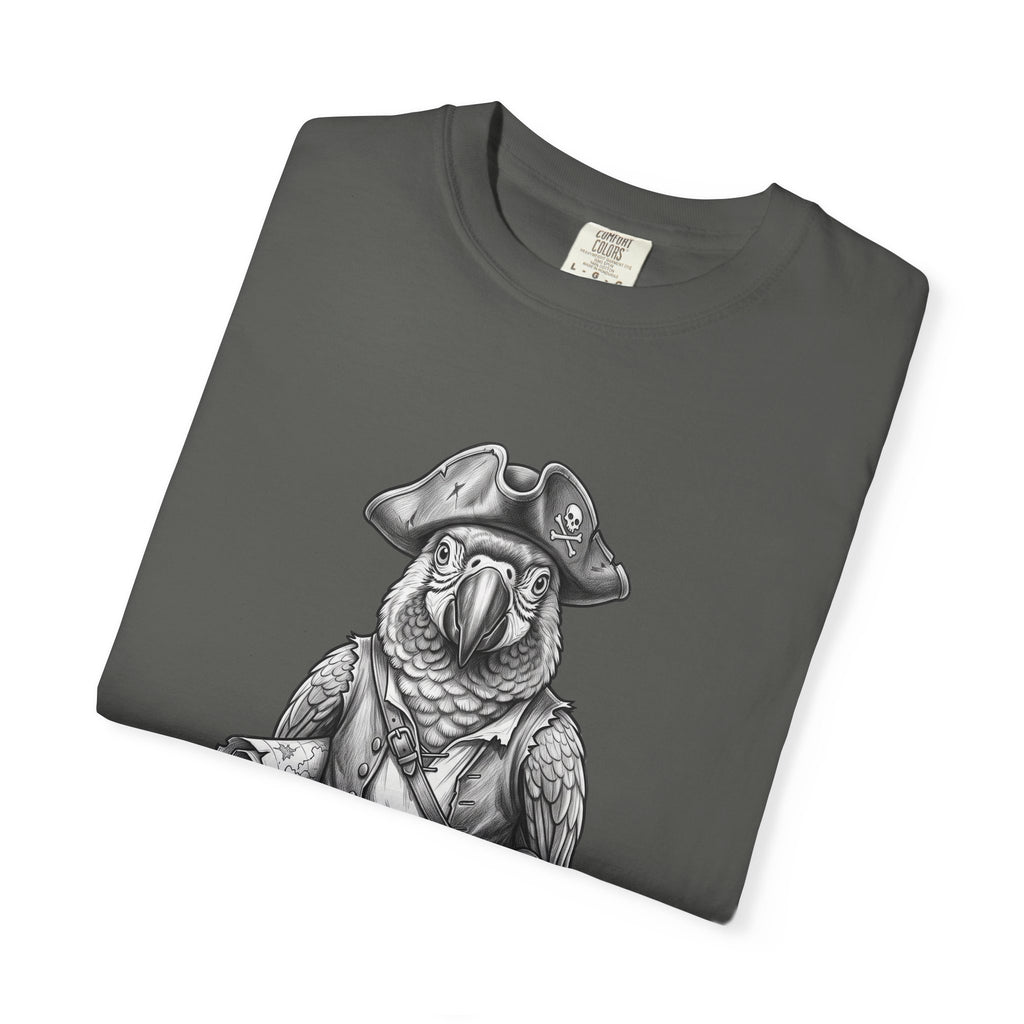 Pirate Parrot T-Shirt — Vintage Nautical Bird Graphic Tee
