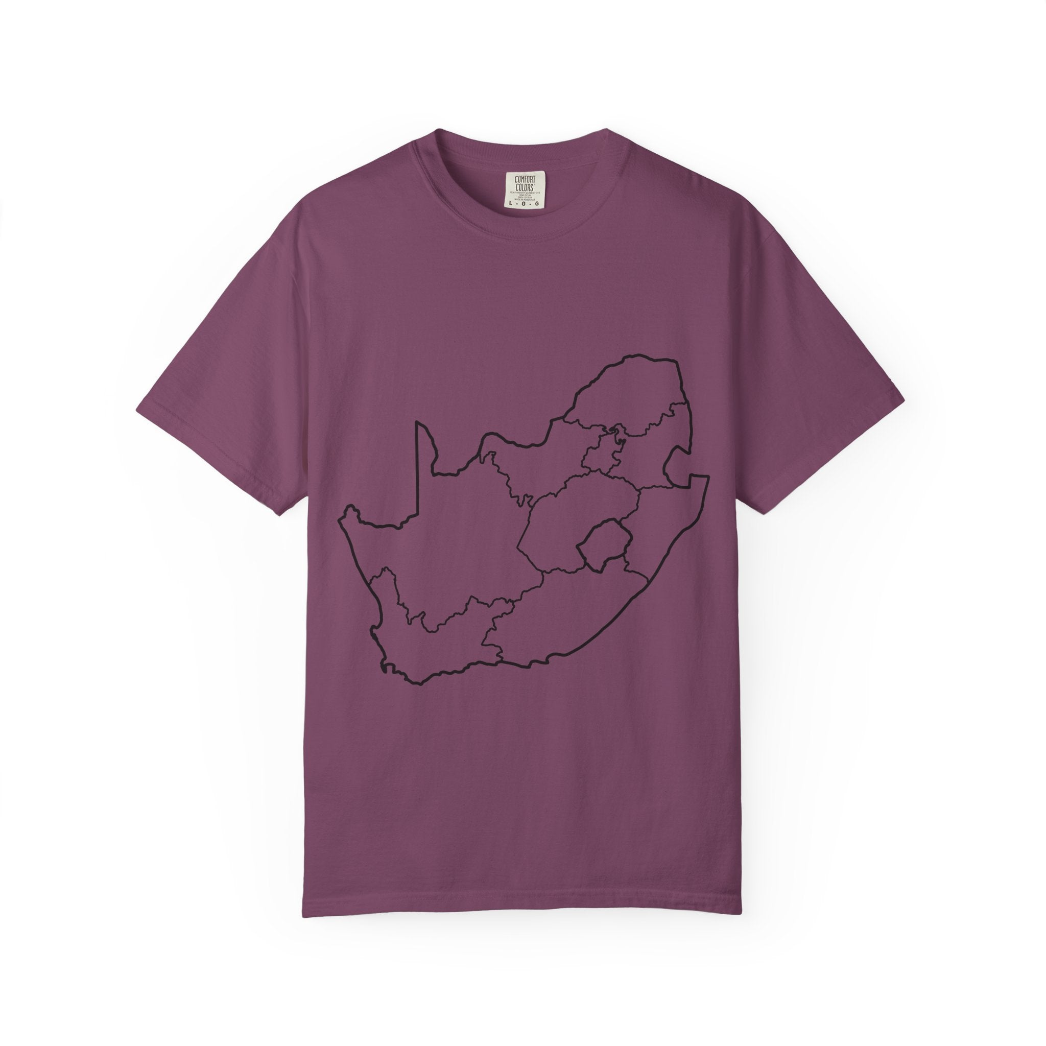 South Africa Outline Map T-Shirt – Minimalist Geography Tee