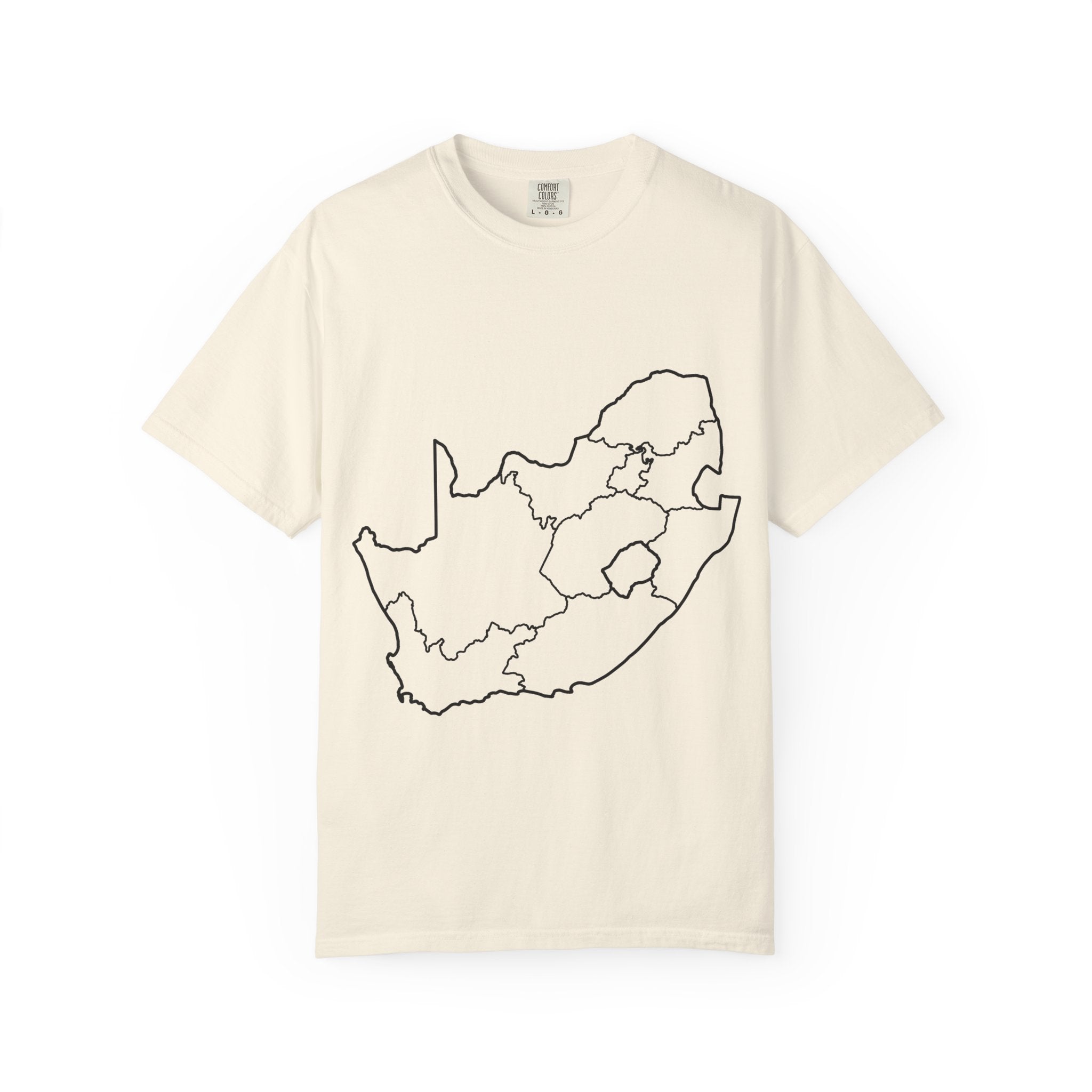 South Africa Outline Map T-Shirt – Minimalist Geography Tee