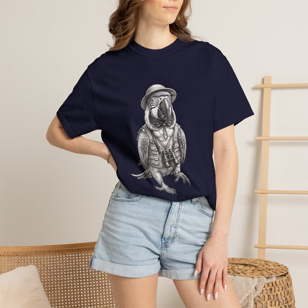 Explorer Parrot Graphic T‑Shirt