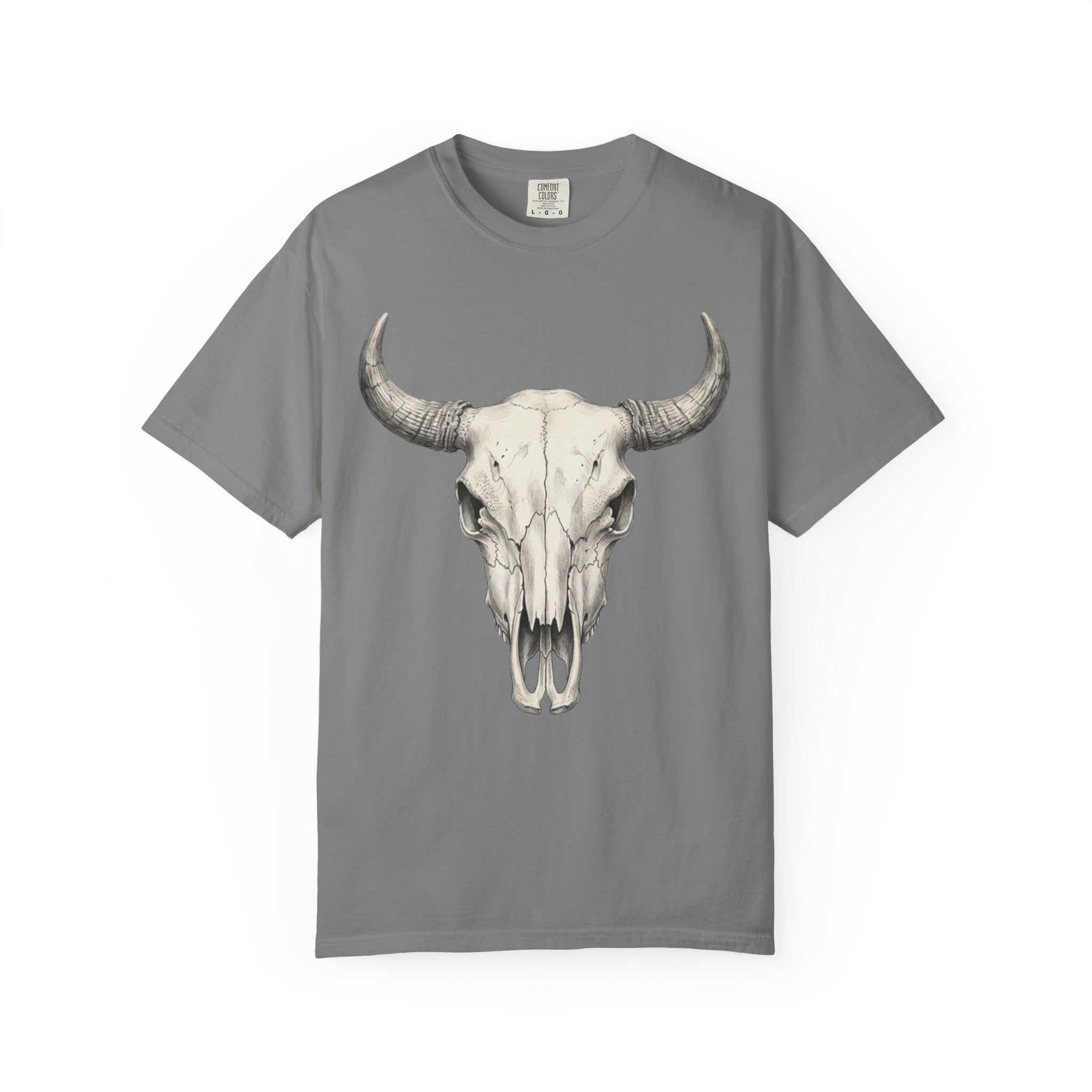 Cow Skull Graphic T-Shirt — Vintage Western Desert Vibe