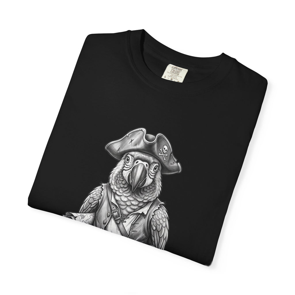 Pirate Parrot T-Shirt — Vintage Nautical Bird Graphic Tee