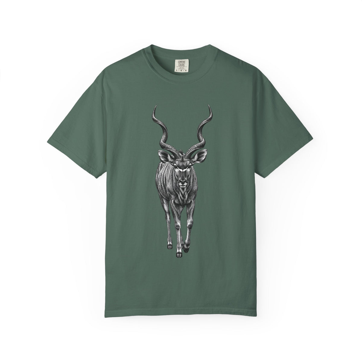 Kudu Antelope Vintage Sketch T‑Shirt — Wildlife Animal Graphic Tee