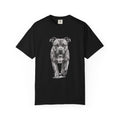 Pit Bull Portrait T‑Shirt — Realistic Running Dog Graphic Tee