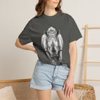 Rhino Graphic T-Shirt — Realistic Front-Facing Rhino Wildlife Tee