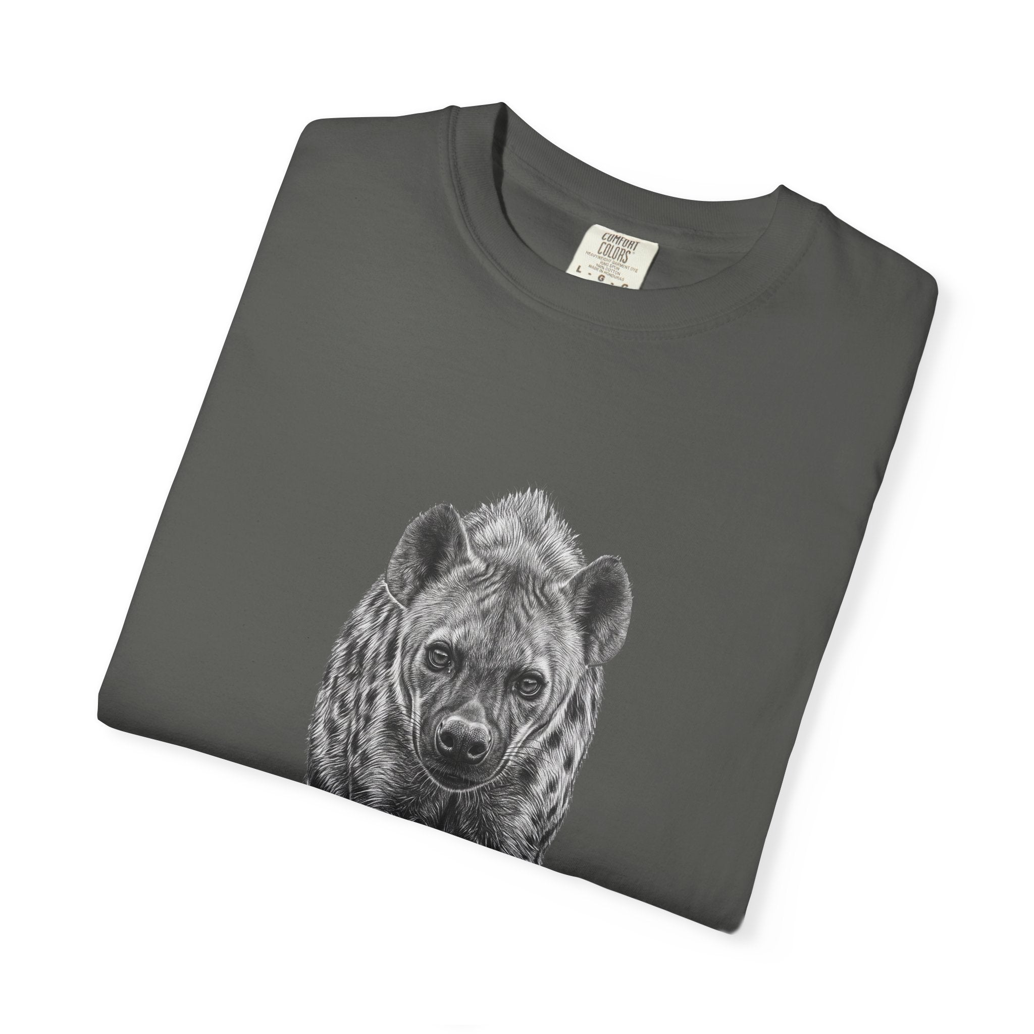 Hyena Graphic T-Shirt — Realistic Walking Hyena Print