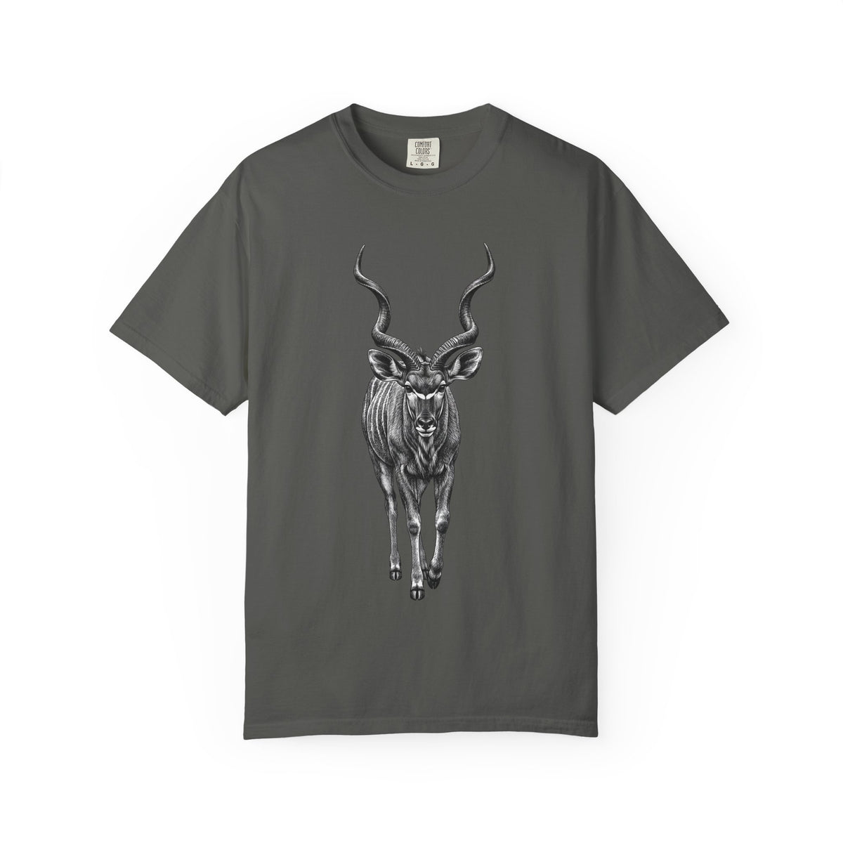 Kudu Antelope Vintage Sketch T‑Shirt — Wildlife Animal Graphic Tee