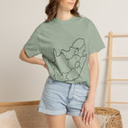South Africa Outline Map T-Shirt – Minimalist Geography Tee