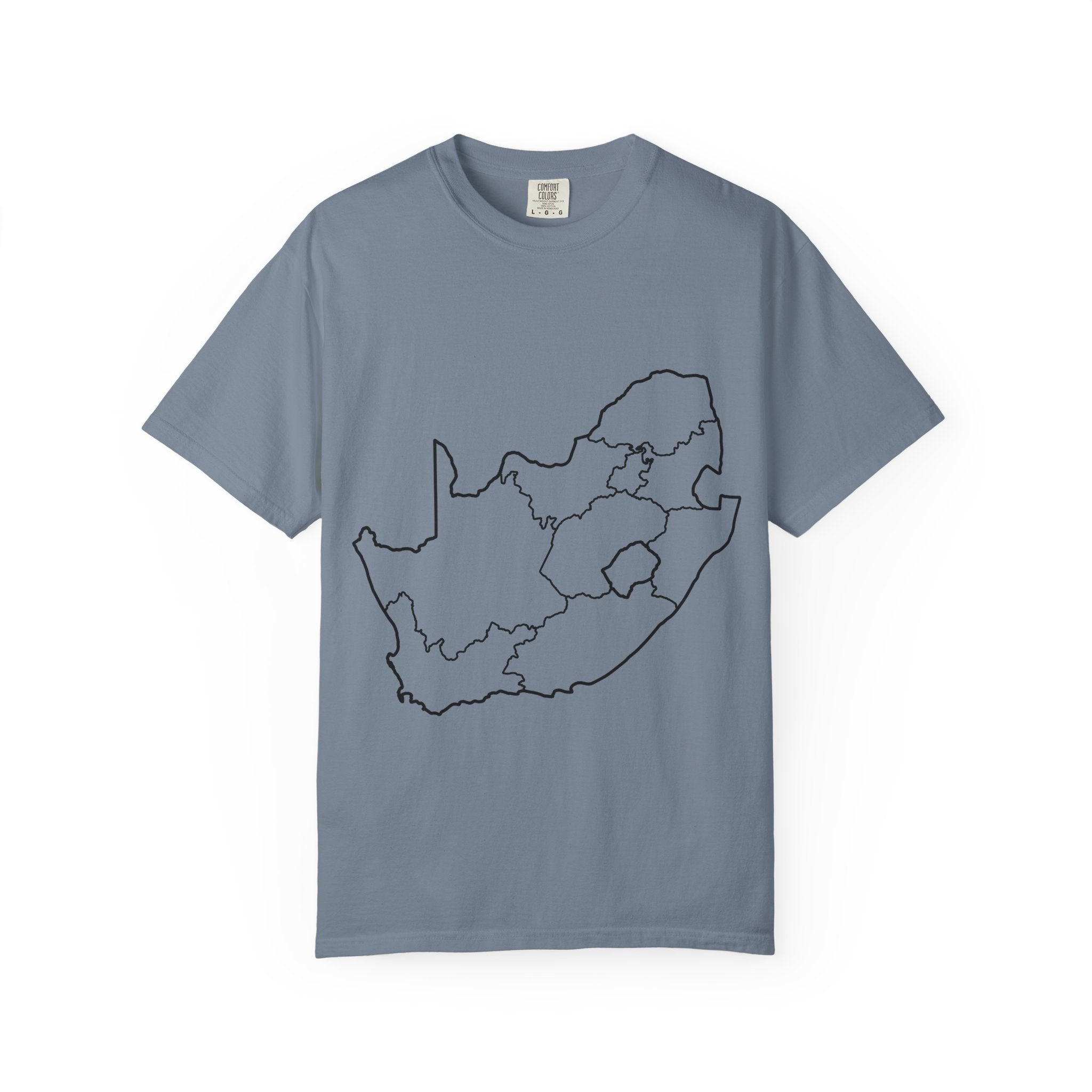 South Africa Outline Map T-Shirt – Minimalist Geography Tee