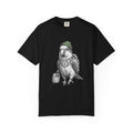 Parrot With Beanie T-Shirt — Hipster Bird Graphic Tee