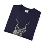 Kudu Antelope Vintage Sketch T‑Shirt — Wildlife Animal Graphic Tee