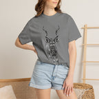 Kudu Antelope Vintage Sketch T‑Shirt — Wildlife Animal Graphic Tee