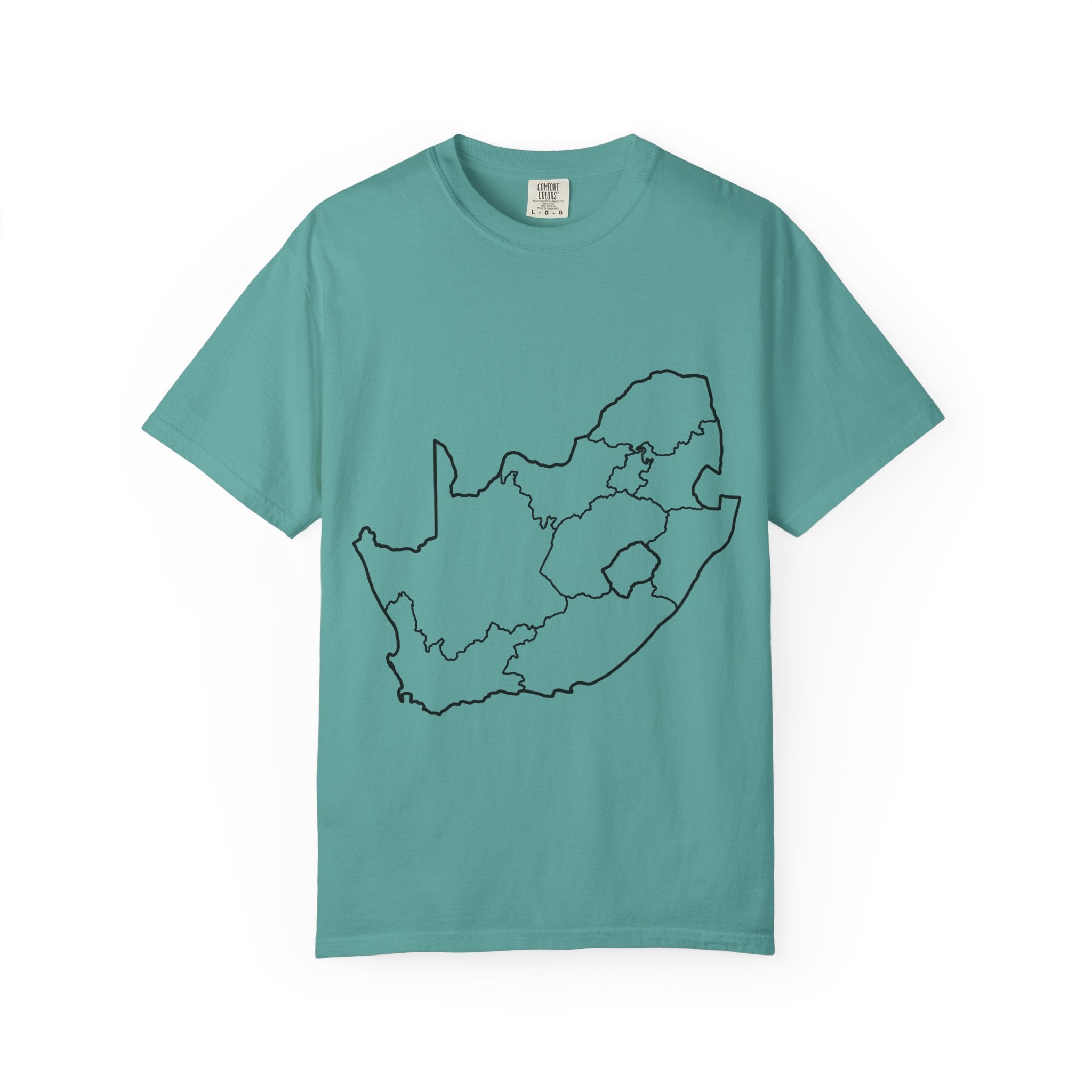 South Africa Outline Map T-Shirt – Minimalist Geography Tee