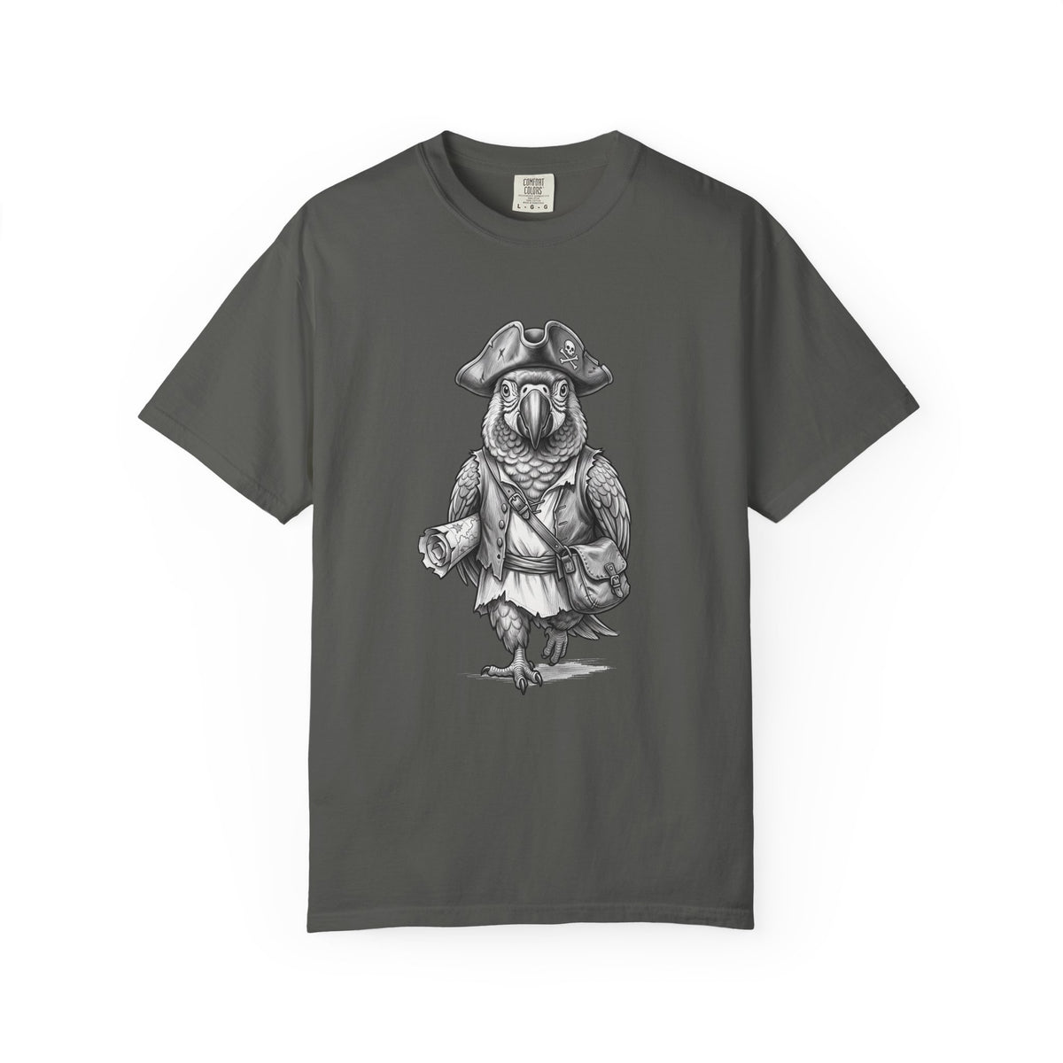 Pirate Parrot T-Shirt — Vintage Nautical Bird Graphic Tee