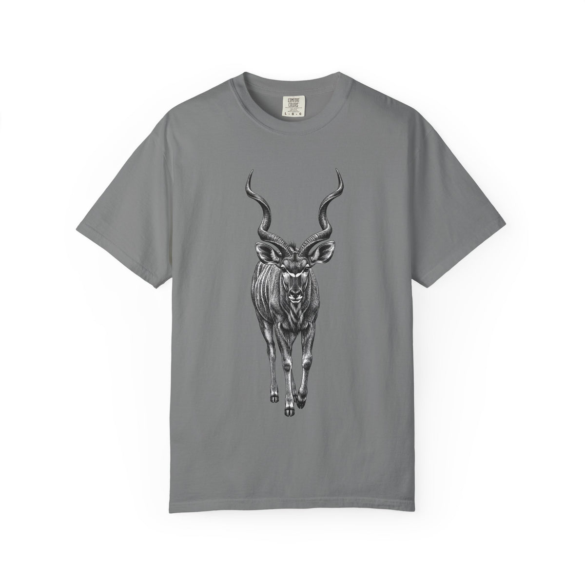 Kudu Antelope Vintage Sketch T‑Shirt — Wildlife Animal Graphic Tee